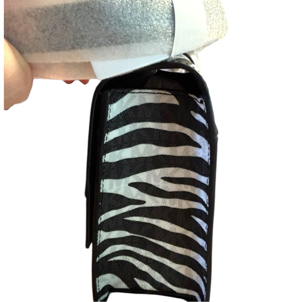Michael Kors Black and White Zebra Shoulder Bag - Picture 3 of 5